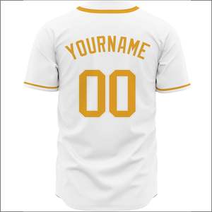 Usine en gros hommes Baseball Jersey jeunesse impression personnalisée à manches courtes vêtements de sport respirant uniforme - Product Image 3