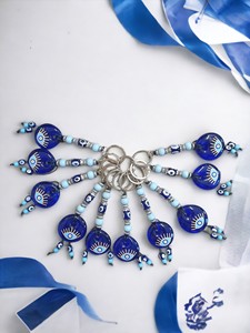 Llavero de Aleación Metálica con Ojo Turco - Estilo Moderno con Puntas Esmaltadas Únicas - Product Image 5