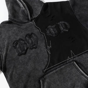 2024 Best-seller Tenue à capuche thermique pour hommes en détresse du Pakistan avec nouveau cordon de serrage à la mode pour l'hiver - Product Image 3