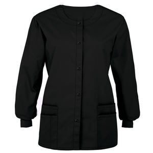 Offre Spéciale Anti-rides lavable doux infirmière gommages hôpital médical doux gommages femmes noir manches élastiques femmes gommages médicaux - Product Image 1