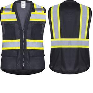 Gilet de sécurité haute visibilité pour hommes et femmes, gilet de travail réfléchissant haute visibilité pour la construction - Product Image 2