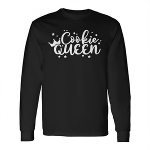 Camiseta promocional de manga larga Cookie Queen Cupcake Baker - Product Image 2