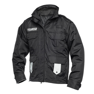 Veste de pluie réfléchissante haute visibilité pour garçons, vente chaude, veste de sécurité pour la construction, col montant pour l'hiver - Product Image 5