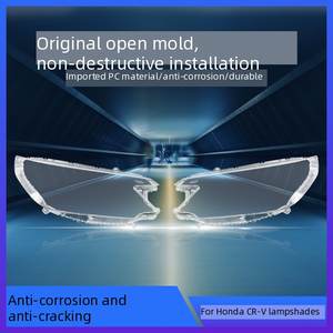 Cubierta de Lente de Faro para Honda <span class=keywords><strong>CRV</strong></span> <span class=keywords><strong>2012</strong></span> 2013 2014, Carcasa de Faro de Xenón Halógeno, Reemplazo de Carcasa de Plástico Transparente para Lámpara - Product Image 6