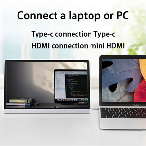 จอมอนิเตอร์แบบพกพาขาตั้งขนาด16.1นิ้ว2.5K 60 120Hz ปรับขาตั้งได้บางเฉียบและน้ำหนักเบาสำหรับแล็ปท็อปสลับโทรศัพท์ - Product Image 3