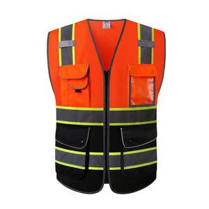 Chaleco de Seguridad Reflectante de Alta Visibilidad con Mangas, Tallas S-5XL, para Construcción, ANSI Clase 1, Impermeable - Product Image 1