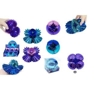 Juguete de Pelota Metálica Jumbo Morph Ball, Juguete Sensorial Interactivo Transformable para Niños - Product Image 1