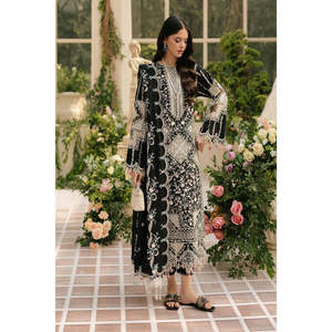 ชุดสูทผ้าลอนปักลายหรูหราสำหรับผู้หญิง Bin Ilyas รุ่น 25 103-B-TC-1248 - Product Image 1