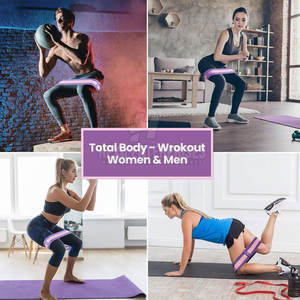 Yoga Ejercicio Entrenamiento Personalizado Elástico Ajustable Fitness Booty Band Banda de resistencia para mujeres - Product Image 6