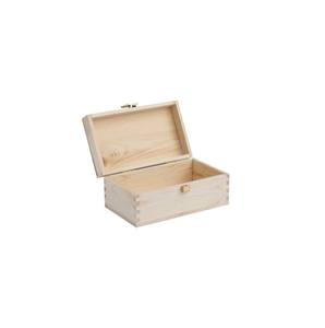 Mini caja de madera con tapa abatible. Dimensiones internas: 20x11x8 - Product Image 2
