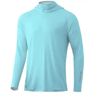 Sweat à capuche de pêche à coupe sèche avec logo personnalisé respirant à manches longues chemise à séchage rapide étanche protection UV UPF 50 fabriqué durable grande taille - Product Image 3
