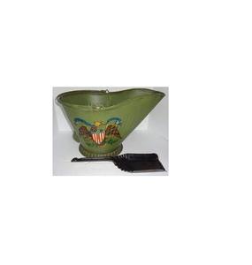 Seau à charbon galvanisé de nouveau look conçu pour les intérieurs de maison antiques avec une grande capacité et un corps de style ferme - Product Image 3