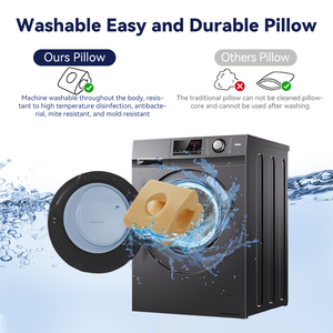 หมอนหนุนสำหรับสำนักงานทำจากโฟมซิลิโคนคืนรูปช้า6D ไม่มีลาเท็กซ์ตามสั่ง - Product Image 4