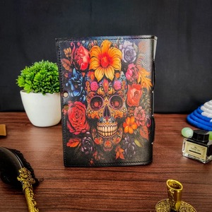 หนังสือคาถาที่ว่างเปล่าของเงาหัวกะโหลกน้ำตาลคนรักวารสารเวทมนตร์คาถาโน้ตบุ๊คโกธิคโบราณของขวัญที่ดีที่สุดสำหรับเขา - Product Image 6