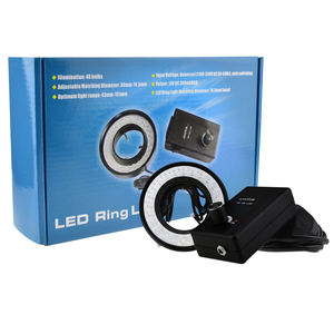 Anneau lumineux réglable, éclairage de précision pour l'inspection, la microscopie, 48 LED blanches, 100 000 heures, microscope de haute qualité - Product Image 3
