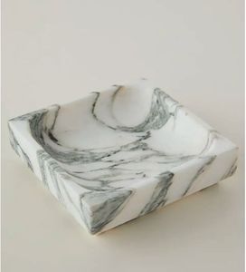 ชามเสิร์ฟหินอ่อนสีขาวบริสุทธิ์ดีไซน์ใหม่ได้รับการปรับจากผู้ผลิตที่ได้รับการรับรองจากอินเดีย - Product Image 2