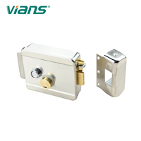 Sistem Kontrol Akses Keamanan Anti-Pencurian 12V yang Tahan Lama, Kunci Rim Elektrik Silinder Ganda, Besi/Baja Tahan Karat 304 Berlapis Bubuk