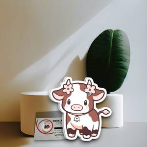 Tuiles magnétiques pour extensions de cils en acrylique, personnalisables avec logo, motifs fleur, vache brune, diamant, cœur, carré, marque privée, écologiques - Product Image 1