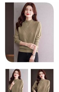 Suéter de punto Mohair a la moda para mujer, gran oferta 2025, ropa de mujer de manga de murciélago con cuello redondo de punto Suelto - Product Image 5