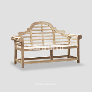 Marlbuse banc 2 places bois de teck mobilier d'extérieur jardin indonésie thaïlande Vietnam chine grande qualité prix bon marché cinq St - Product Image 1