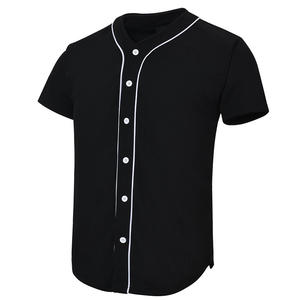 Maillot de baseball à boutons personnalisé pour hommes et femmes Uniformes de sport hipster hip hop pour adultes Chemises de baseball respirantes - Product Image 6