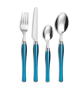 Ensemble de couverts en acier inoxydable miroir de vente chaude avec poignée en résine ensembles de couverts pour accessoires de cuisine et de table - Product Image 4