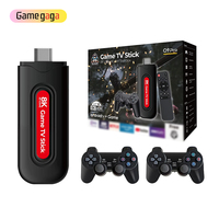 Console de jeu rétro Gamegaga Q9 Pro Stick X2 Android 14 avec télécommande sans fil pour TV, stick de jeu 4K