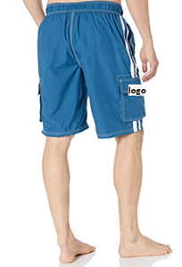 Bañador Barracuda para hombre, traje de baño de talla Regular y extendida, cierre con cordón de poliéster 100%, lavable a máquina, venta al por mayor - Product Image 5