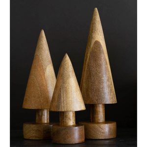 Décorations de Noël au design unique, ornement d'arbre de Noël, décoration d'arbre de Noël en bois, 3 pièces, arbre de Noël - Product Image 3