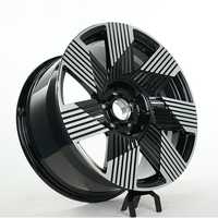 Jantes de voiture en alliage d'aluminium monobloc forgé NNX 17 18 19 20 21 22 23 24 pouces Noir usiné