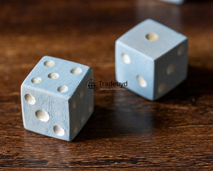 Dados Poliédricos de Madera Natural Premium, Juego de 7 Piezas, Hechos a Mano, Duraderos y Ecológicos para Juegos de Rol y de Mesa, Tradebyd - Product Image 2