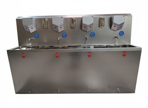 Wilda Automation Nouveau best-seller Machine d'hygiène automatique Station de lavage des mains à quatre robinets montée au sol 1 kW 220V - Product Image 2