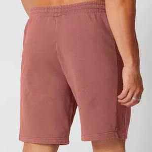 Pantalones cortos deportivos de lana para hombre, pantalones cortos de Jogger de algodón orgánico, pantalones cortos personalizados para hombre, pantalones cortos sostenibles para hombre - Product Image 2