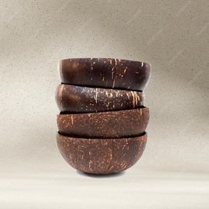 Cuenco de coco Natural hecho a mano respetuoso con el medio ambiente, venta al por mayor, cuenco decorativo para servir, personalizable, duradero, Vietnam - Product Image 2