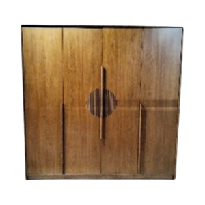 Armoire pour enfants de la série Br-2, en bois de teck écologique et durable, design moderne pour une utilisation en extérieur et en salle de bain, 210x60x210 - Product Image 2