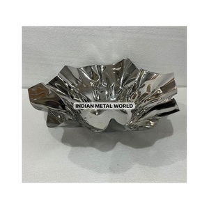 Creative Metal <b>Chocolate</b> Serving Bowl Silverware <b>Chocolate</b> Bowl for <b>Wedding</b> Birthday Parties and <b>Chocolate</b> Dessert Serving Bowl - Product Image 1