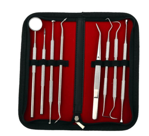 8 Pieces Stainless Steel Manual Reusable Oral <b>Teeth</b> Care <b>Cleaning</b> Dental Kits <b>Tools</b> Wholesale Supplies 2026 - Product Image 2