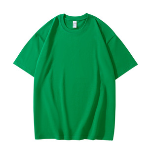 เสื้อยูนิเซ็กซ์แบบซับลิเมชั่น จำนวนมาก ทรงโอเวอร์ไซส์ ไม่มีลาย สำหรับงานพิมพ์แบบรีดร้อน ออกแบบเองได้ พิมพ์โลโก้ ผ้าเนื้อแน่น ระบายอากาศดี แขนสั้น - Product Image 3