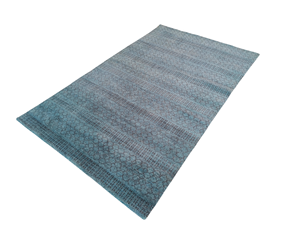 Juego de Alfombras Persas Geométricas de Lana Anudadas a Mano de Lujo - Pelo Alto de 12 mm, Aptas para Mascotas, Antideslizantes para Uso Doméstico y Comercial - Product Image 3