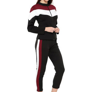 Conjunto deportivo de dos piezas para mujer, corte holgado, material transpirable y suave para uso diario, viajes y descanso. - Product Image 5