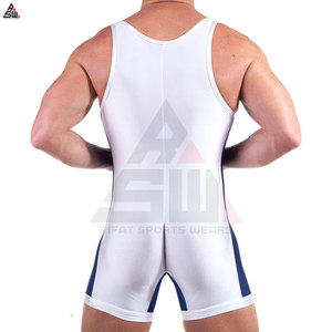 Combinaison de lutte pour hommes, taille plus 5XL, confortable, séchage rapide, logo personnalisé, prix bas, sublimation, tricot uni, décontracté, équipe, dernière tendance - Product Image 4