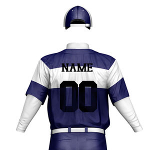 2025 nueva llegada ropa deportiva uniformes de béisbol fabricación profesional tela suave hecho béisbol Jersey y pantalón conjunto - Product Image 4