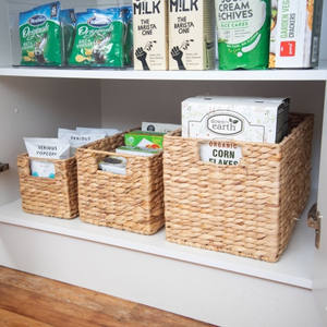 Panier rectangulaire multifonctionnel en jacinthe d'eau de qualité unique et durable - Product Image 5