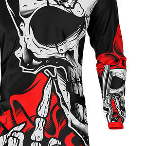 Camisetas de Motocross de manga larga sublimadas personalizadas para hombres y mujeres, camiseta de descenso MTB con ventilación Anti-UV para verano e invierno, precio de fábrica - Product Image 5