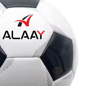 Alaay Vente en gros Ballon de football de haute qualité en cuir Pu Logo personnalisé Taille 5 Ballon de football d'entraînement - Product Image 5