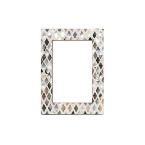 Zig Zag patterned Premium Handcrafted Mother of <b>Pearl</b> <b>Photo</b> <b>Frame</b> Unique Indian Heritage Craft - Product Image 2