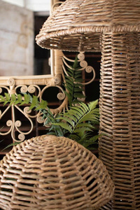 Ensemble de décoration en forme de champignon, style féerique, décoration de table et d'étagère, fabriqué en paille de mer, par un fabricant et fournisseur vietnamien - Product Image 5