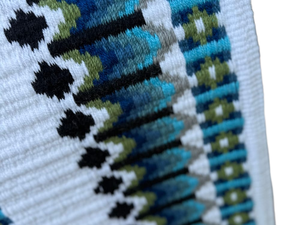 Manta de espectáculo occidental de lana de Nueva Zelanda Original 100%, impresionantes patrones coloridos para montar en Grars, categoría de almohadillas para SILLÍN - Product Image 2