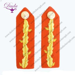 Ceremonial Band High Class Embroidered Eco-friendly Hand Made Gorget <b>Collar</b> Patches High Quality Blue Badges Uniforms Gorgets - Product Image 1