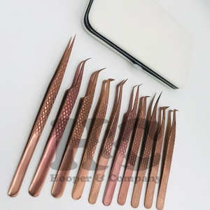 แหนบสแตนเลสกล่องการ์ดผีเสื้อแหนบต่อขนตาแวววาวพร้อมโลโก้ขนมิงค์ที่ยั่งยืน - Product Image 6